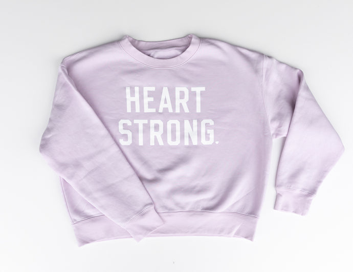Orchid Heart Strong Pullover