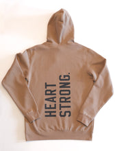 Sand Heart Strong Vertical Hoodie