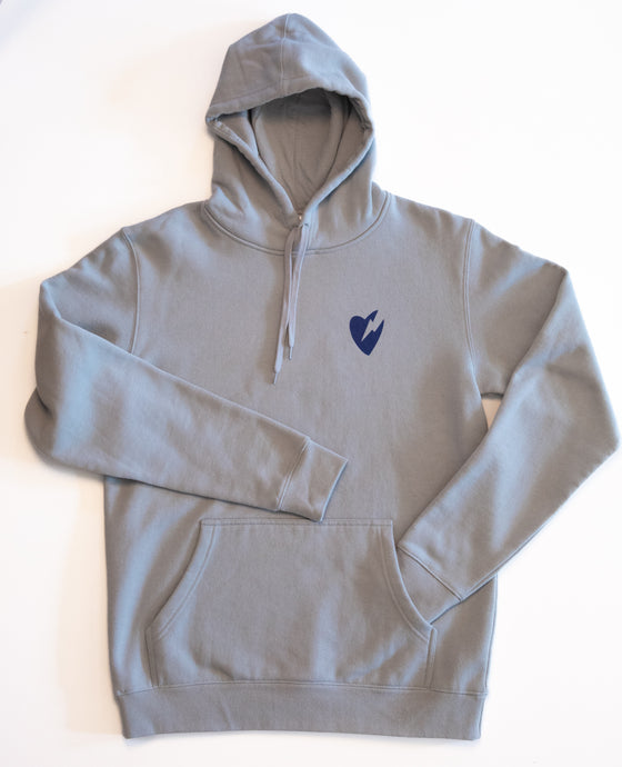 Smoke Heart Strong Vertical Hoodie