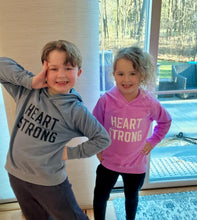 Youth Heart Strong Denim Hoodie