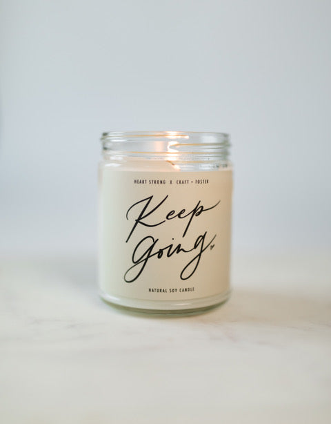Keep Going Candle by Craft + Foster